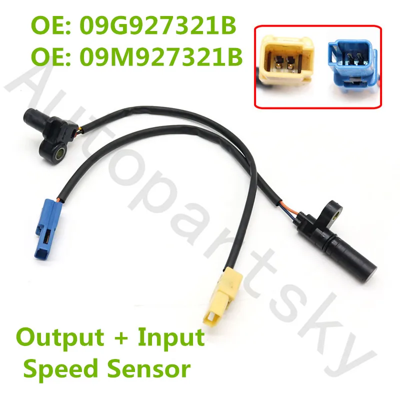 Высокое качество OEM для VW CC Golf Passat вход+ датчик выходной скорости 09G927321B 09M927321B для Audi VW датчик скорости передачи