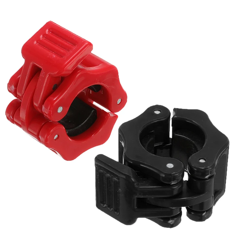 

25mm Dumbbells Barbell Collar Lock Dumbell Clips Clamps Collars Lock for Weight lifting Bar Gym Dumbbell Fitness Lock Equipment