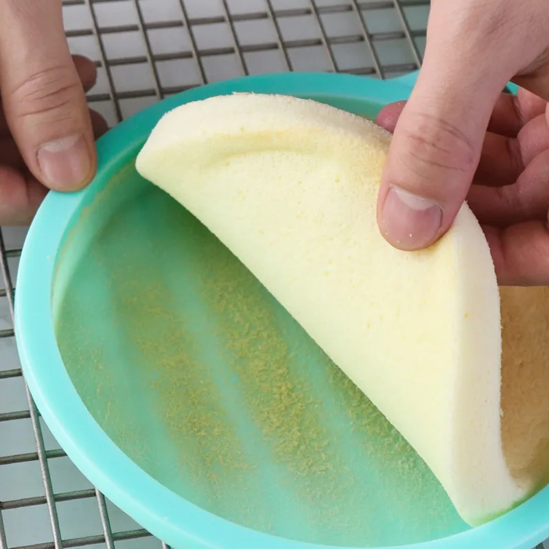 

Silicone Chiffon Cake Mould Cake Tools Free Cut Layered Rainbow Mousse round Cake Baking Tool Kitchen Accessories