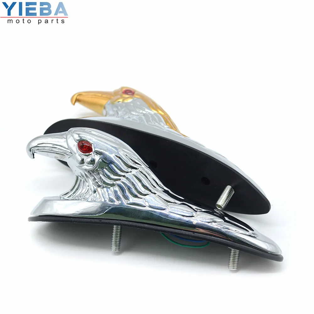 Аксессуары для мотоциклов крыло капота эмблема универсальные индикаторы лампа