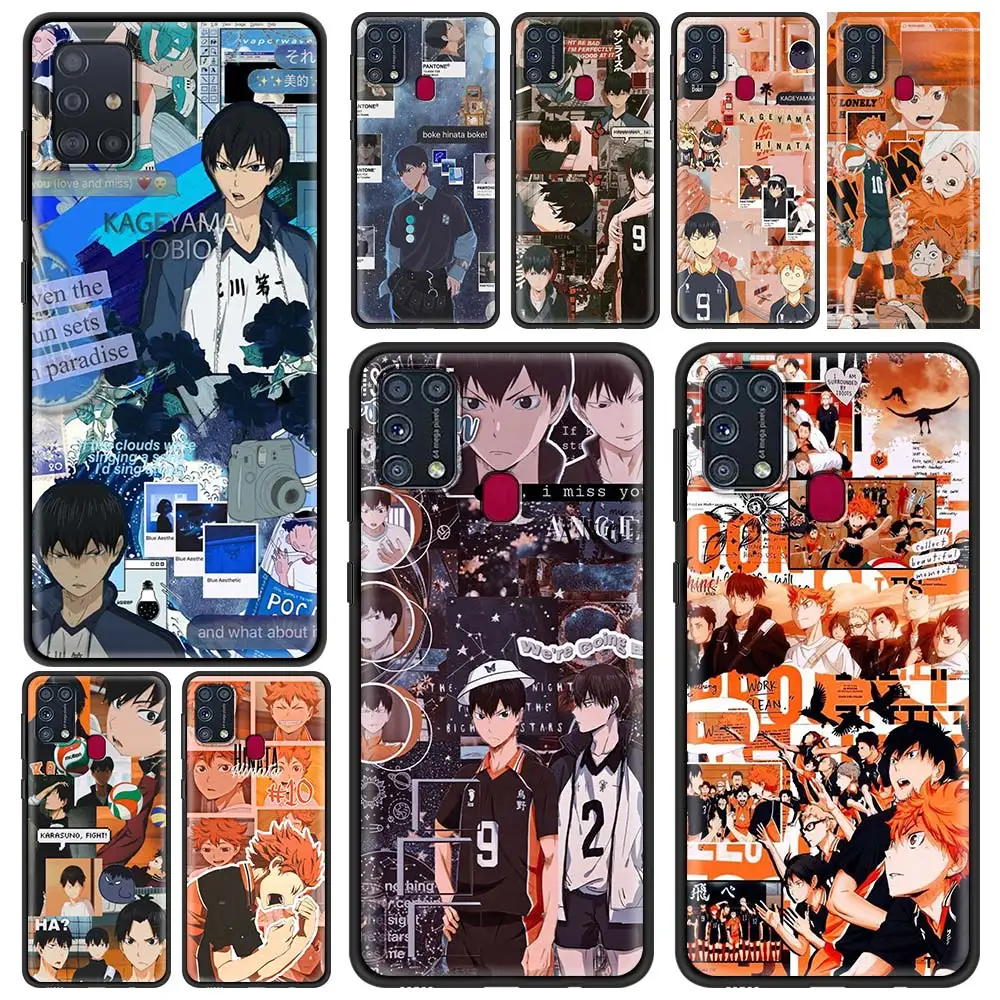 

Case for Samsung Galaxy M31 M51 M30s M31s M11 M01 M21 F41 M62 M42 M32 M12 F62 F52 F22 F12 A9 A7 Shell Haikyuu Volleyball Anime