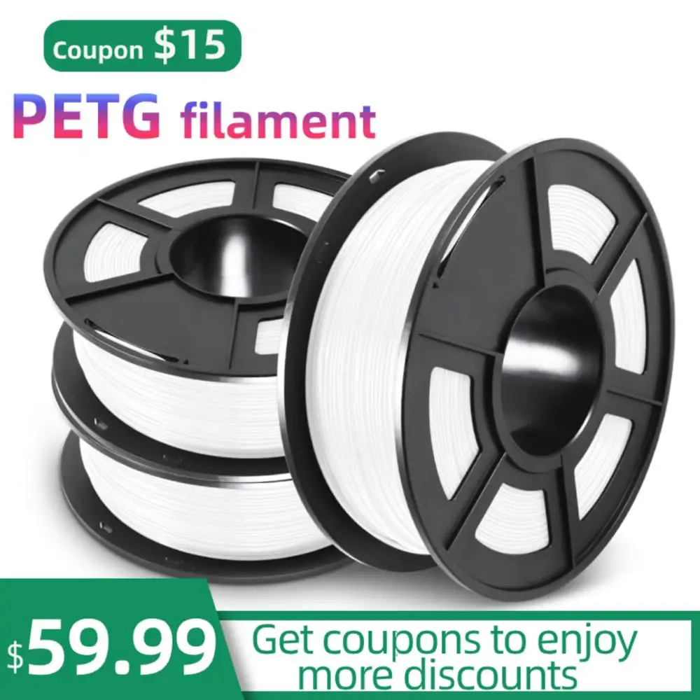 Черный PETG 3d Принтер Нити SUNLU принтер набор сублимационный PLA материал разумный