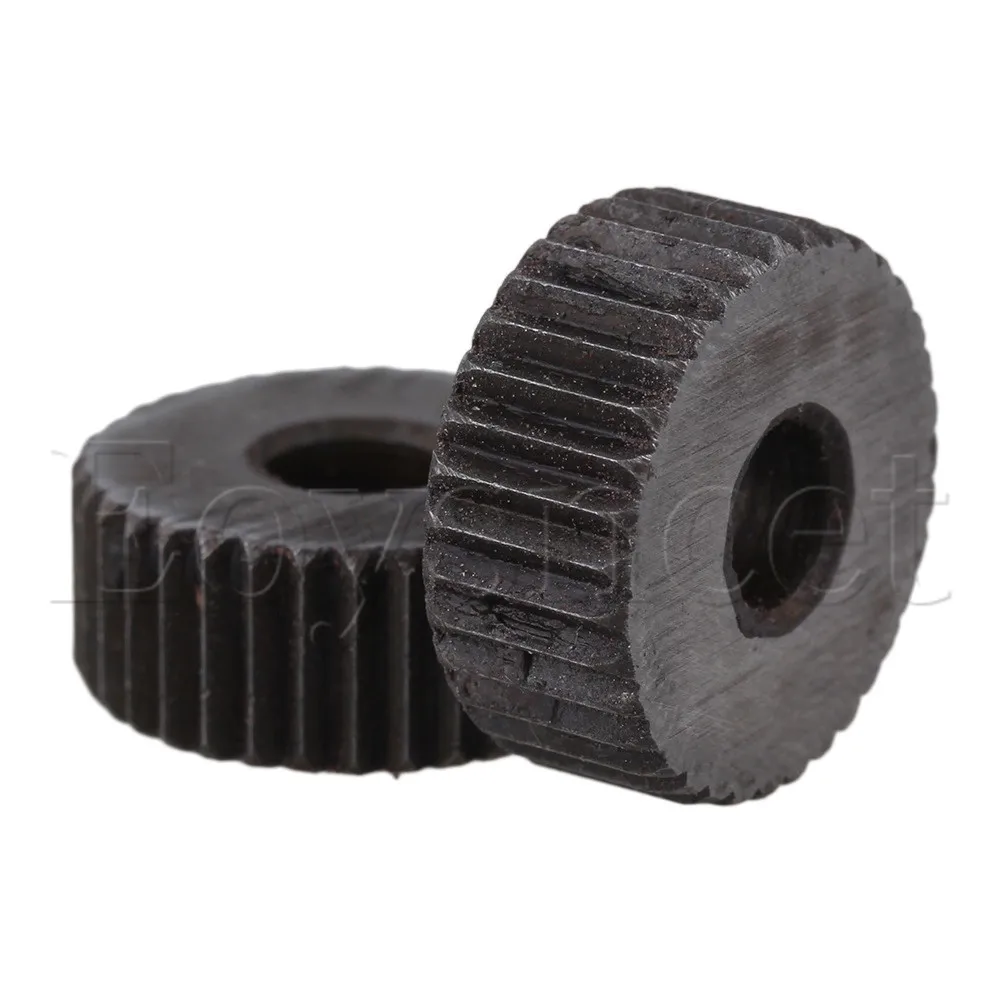 2 шт 1 6 мм Шаг 19 OD один прямой грубой узор линейный накатки колеса|Втулка| |