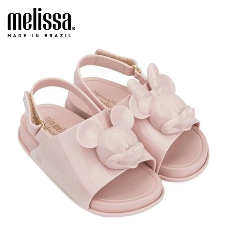 Mini Melissa Cosmic Sandals прозрачные сандалии с Микки и Минни для мальчиков девочек 2020