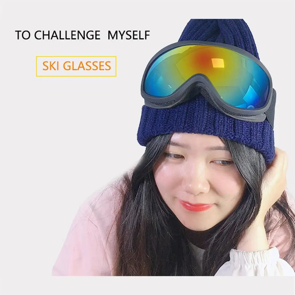 

Ski Goggles Men Women Snowboard Goggles Glasses Skiing UV400 Protection Anti-fog Snow Skiing Glasses Anti-fog Eyeglasses Glass