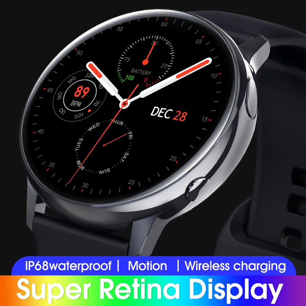 умные часы Lokmat Time Роскошные Смарт-часы Amoled для женщин 390*390 полноразмерный экран