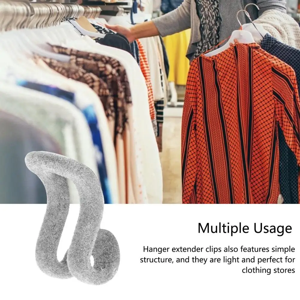 

10/20Pcs Mini Clothes Hanger Connector Cascading Hook Wardrobe Closet Organizer Cascading Hanger Extender Clips for Extra Space