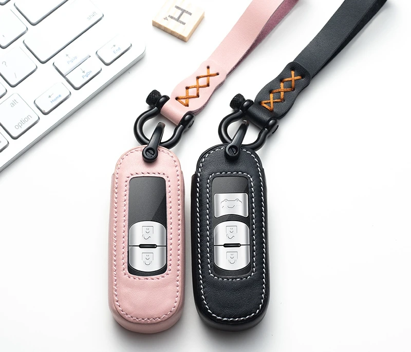 Высокое качество автомобиля Geunine кожаный чехол для ключей карманная сумка Mazda 2 3 6