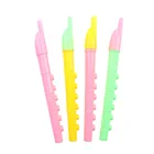 10 шт.упак., цветной пластиковый детский кларнет, подарок для детей на день рождения, вечеринку, подарок для детей, сувенирные подарки, игрушки