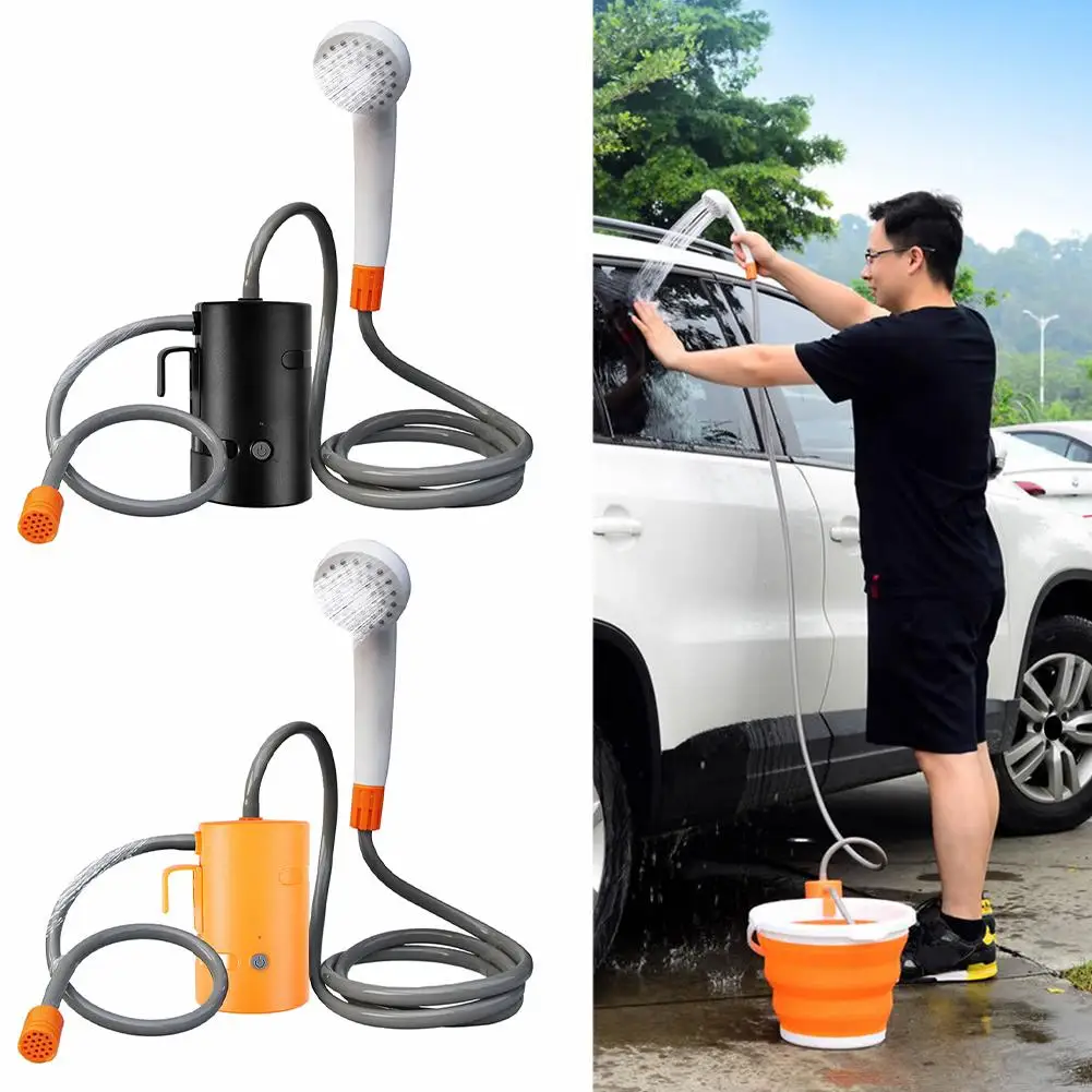 

Electric Shower Portable Rechargeable Bathing Pump Integrated Submersible Pump For Outdoor Camping Rechargeable Bath Artifact