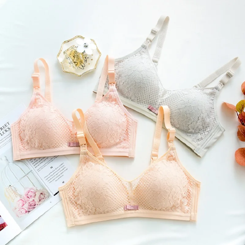 Сексуальный бюстгальтер для беременных женщин кормящих матерей хлопковое