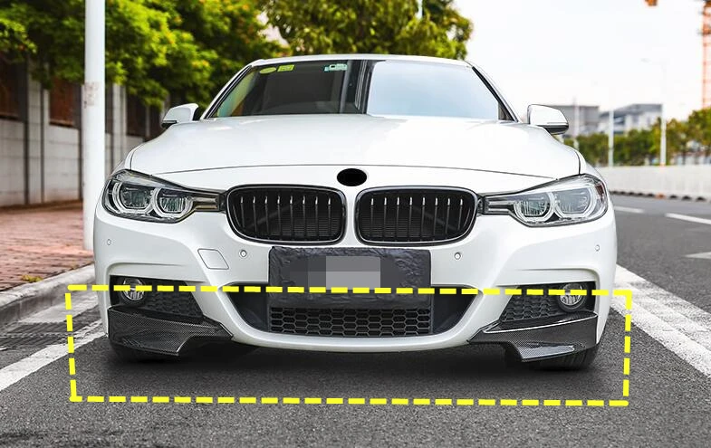 Задний спойлер для F30 F35 2012-2017 BMW 3 серии 320i ABS задний бампер диффузор Защита |