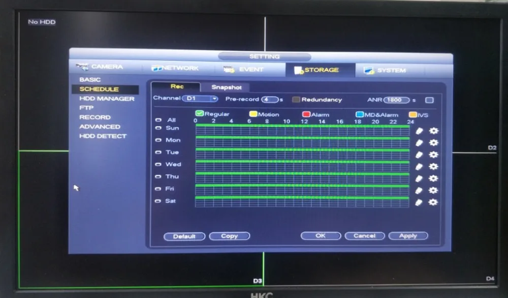 Dahua IP surveilliance система NVR комплект 4CH 4K видео рекордер NVR4104HS-P-4KS2& Dahua 2MP IP камера 4 шт. IPC-HFW1230S