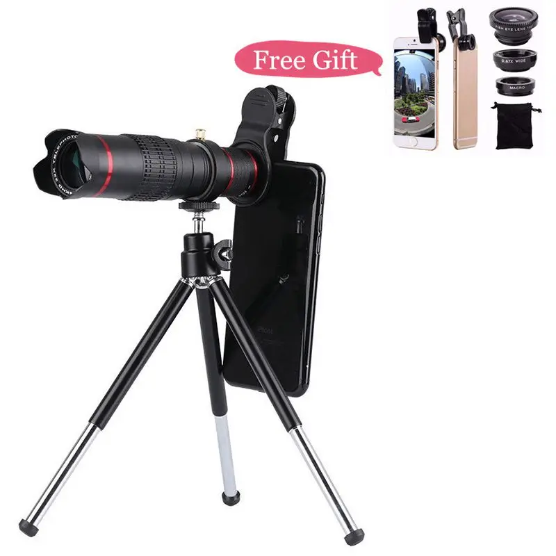 HD 4K 22x зум Мобильный телефон Телескоп объектив телефото внешний смартфон