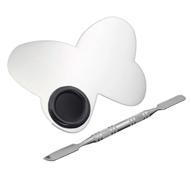 Профессиональная косметическая Палетка для смешивания красок макияжа шпатель