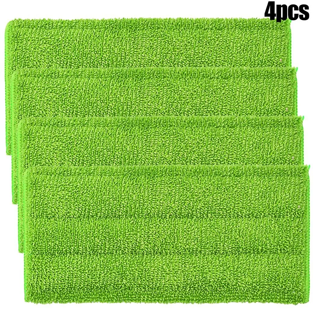 

4PCS Dust Cleaning Mop Pads For Swiffer Wet Dry Mop Starter Durable Microfiber Mop Pads For Vacuum Cleaner Parts Mopping Pads