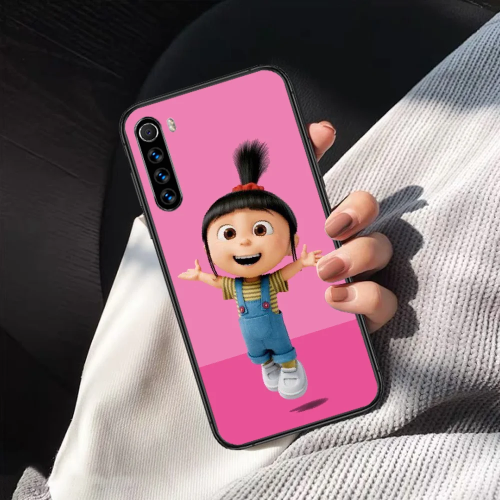 

Agnes Despicable Me Phone Case For XIAOMI Redmi Note 5 7 8 T 9 6A 7A 8A 9S K 20 30 Pro black Waterproof Luxury Shell Tpu Funda