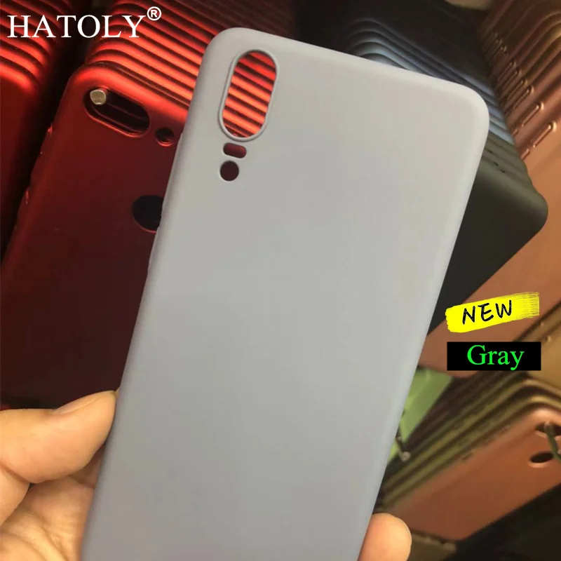 Gray Для гладкой крышки samsung Galaxy A7 чехол ультра-тонкий жесткий PC защитный чехол s для samsung Galaxy A7 A750 HATOLY - Цвет: Gray