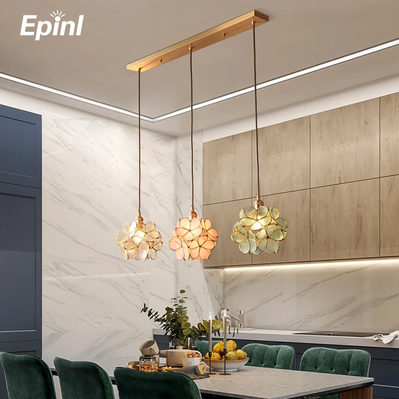 Современные перевернутые светодиодные люстры Epinl сделай сам Хрустальные