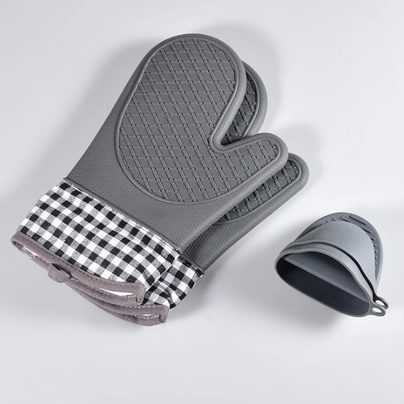 

Oven Gloves and Pot Holder Set Heat-Resistant Oven Gloves, Can Be Used for Kitchen Cooking, Barbecue