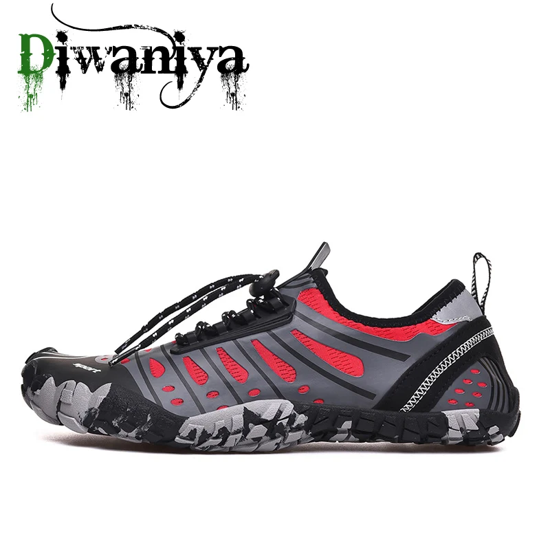 

Мужская акваобувь, пляжная обувь для женщин, мужская обувь босиком, дышащая Нескользящая походная обувь, быстросохнущая Водная обувь, морские кроссовки