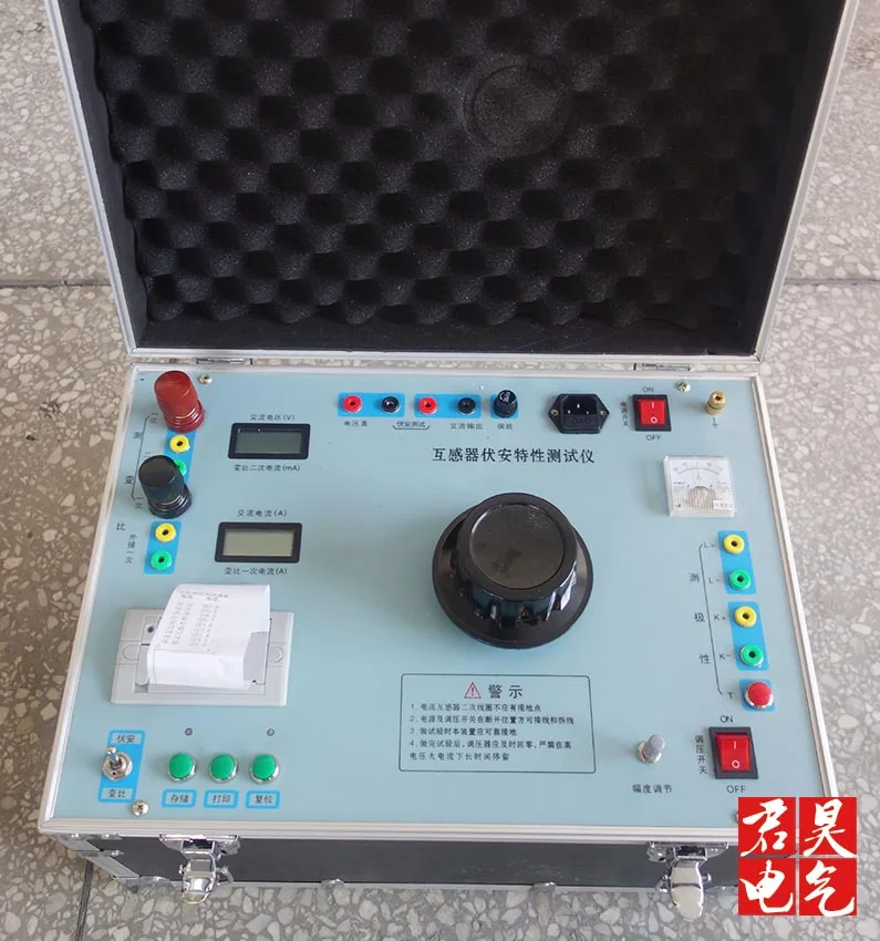 Comprehensive tester of transformer characteristics / volt ampere characteristic test |