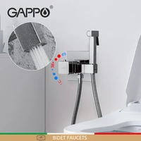 gappo thermostatic bidet faucets brass square hand shower head tap thermostatic crane mixer tap shower bidet g7207 40