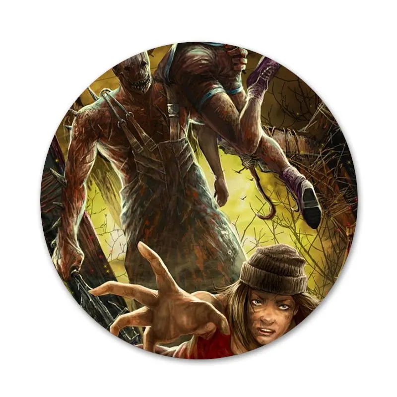 

horror Dead by Daylight Icons Pins Badge Decoration Brooches Metal Badges For Backpack Decoration 58mm
