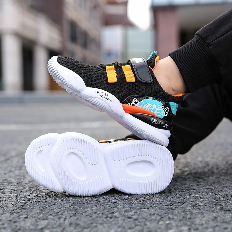 

Children's Tennis Shoes Men's Summer Mesh Breathable Leisure Fashion Running Shoes Footwear Kids shoes 2020 Boy's Casual shoes