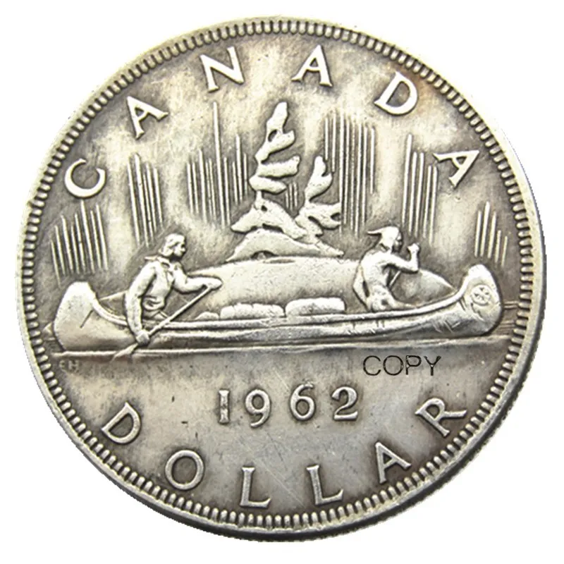 Хобо Канада 1962 г. Елизавета II дея фалета Реджа (1-й портрет) канадский доллар