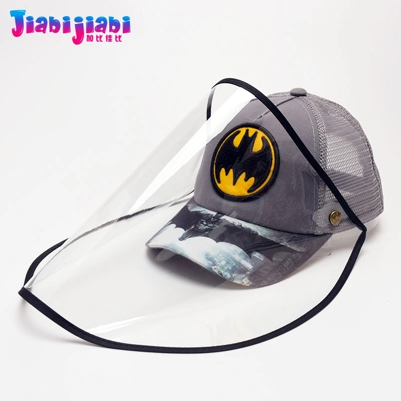 Летняя детская шапка маска для противовирусного лица Защитная Прозрачная