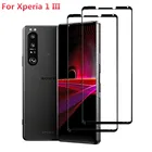 Закаленное стекло для SONY Xperia 1 III, 2 шт., пленка для экрана XQBC62V, зеркальная передняя защита для Xperia 1III, прозрачное стекло 9D 6,5