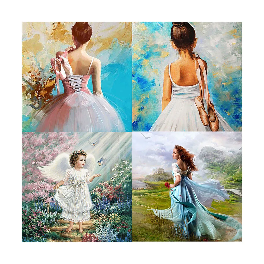 

Paintings By Numbers Canvas Paint Modern Home Decor Pictures Frames Board Art DIY Acrylic Coloring Crafts Drawing Frescoes Image