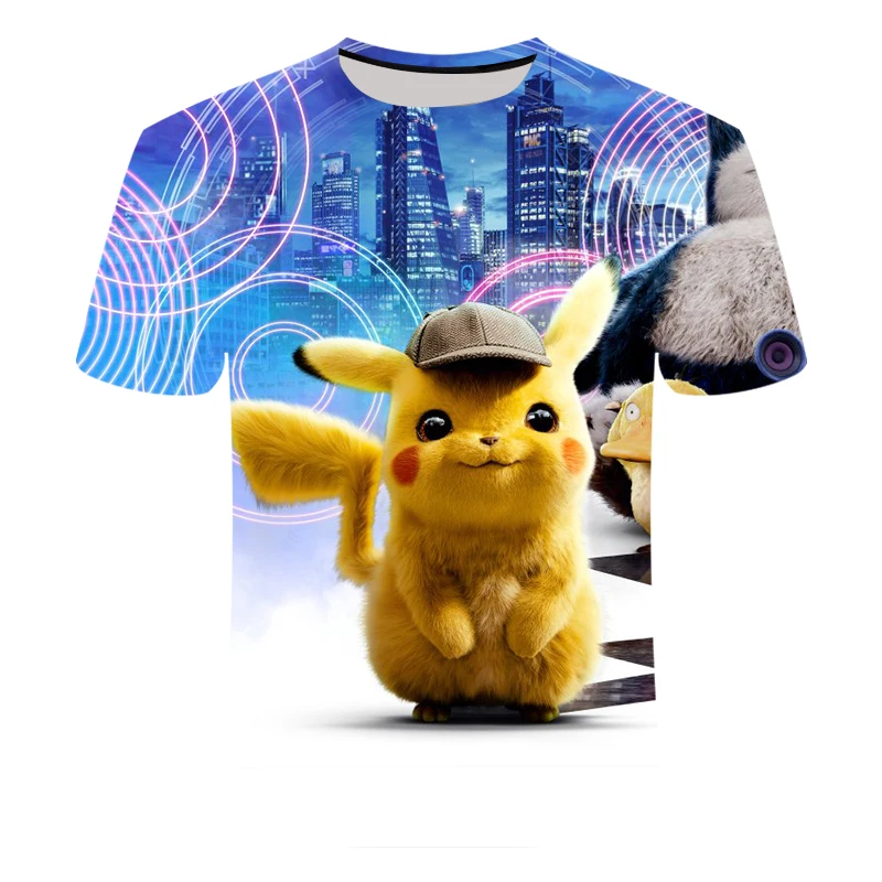 Фото Pokemon Go Мужская футболка модные топы с Пикачу принтом Harajuku хип хоп футболки Pokemon Go Мужская футболка модные топы с Пикачу принтом Harajuku хип хоп футболки
