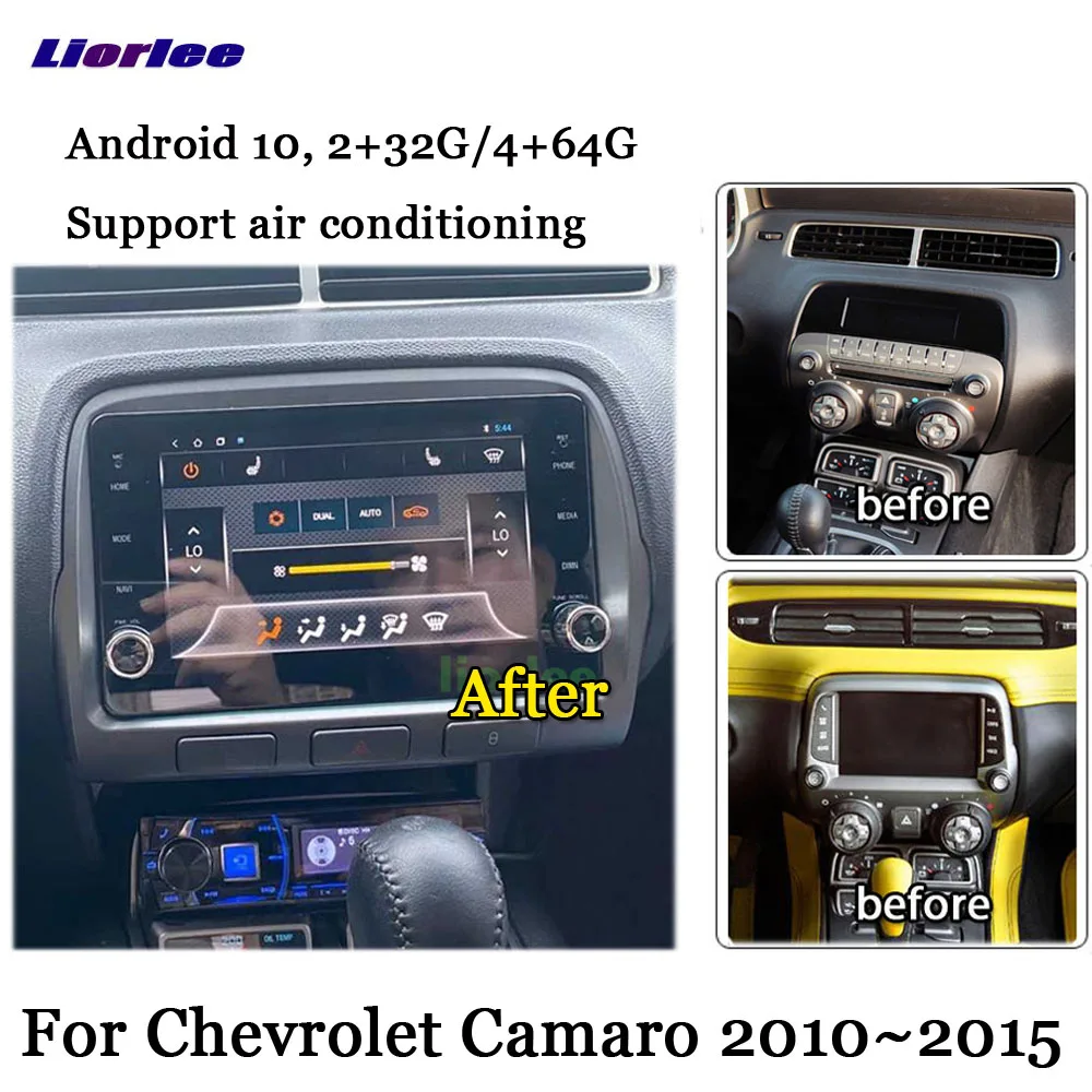 Автомобильный мультимедийный плеер 2 Din Android для Chevrolet Camaro 2010-2015 стерео радио GPS