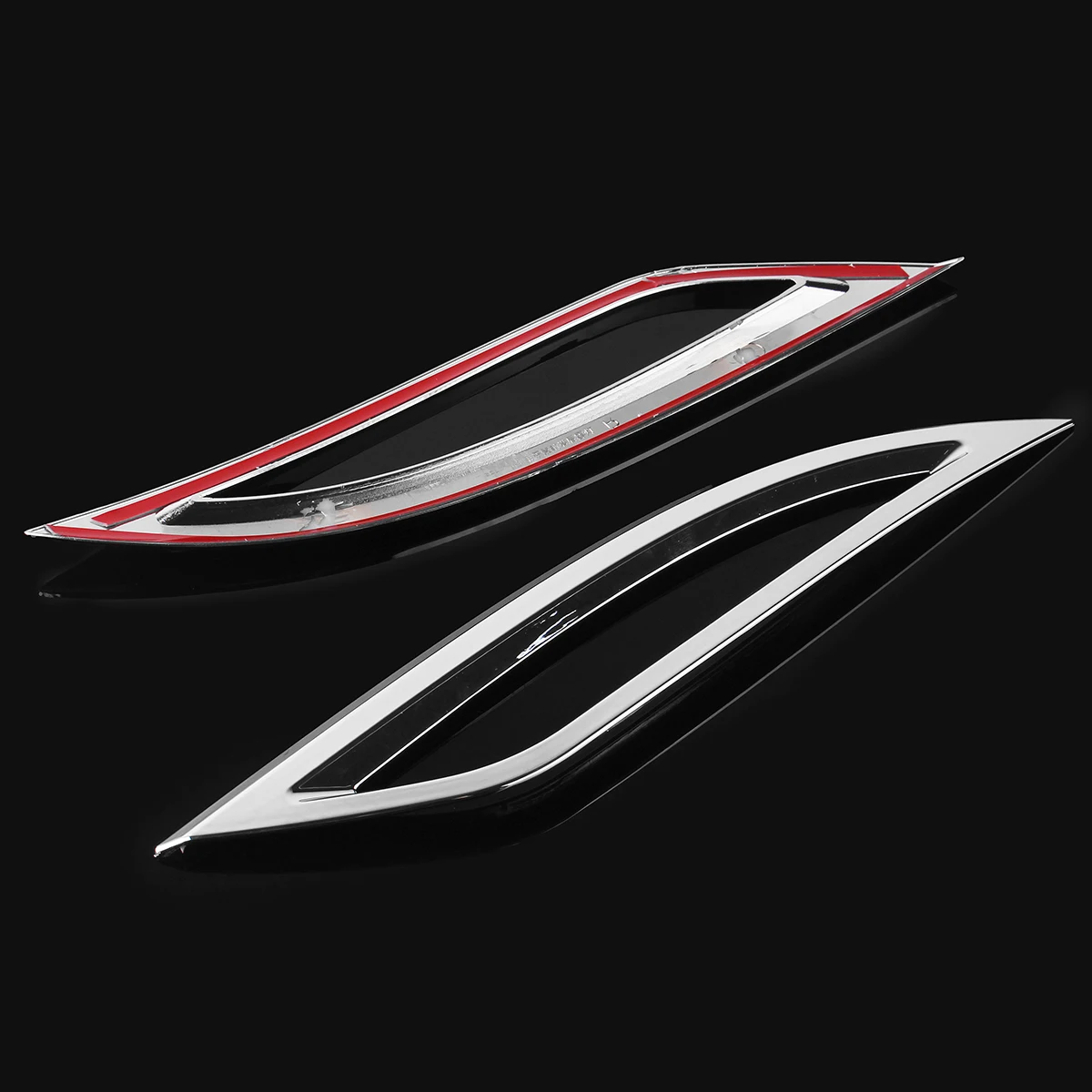 1 пара автомобильных аксессуаров для стайлинга хромированные Чехлы