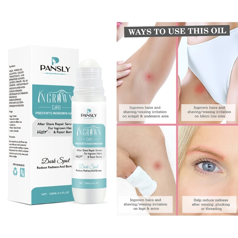 Эссенция для роста увлажняет 100 мл предотвращает врастание волос мягко ингибитор