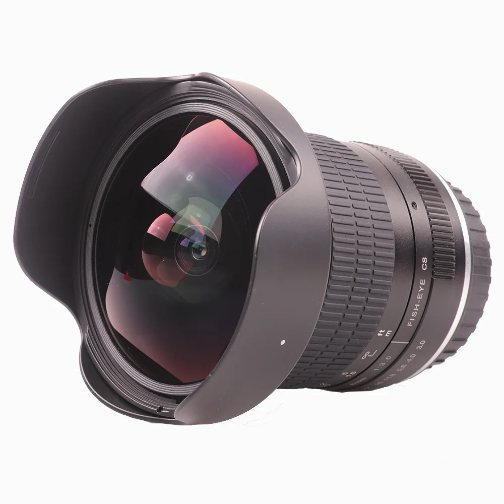 Lightdow 8 мм F3.0 ультра Широкий формат Fisheye объектив для цифровой зеркальной камеры