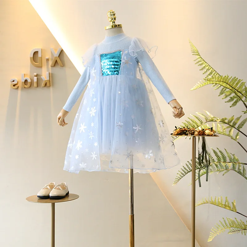 Mihkalev/Детские платья для девочек Осеннее платье принцессы Детские Вечерние из