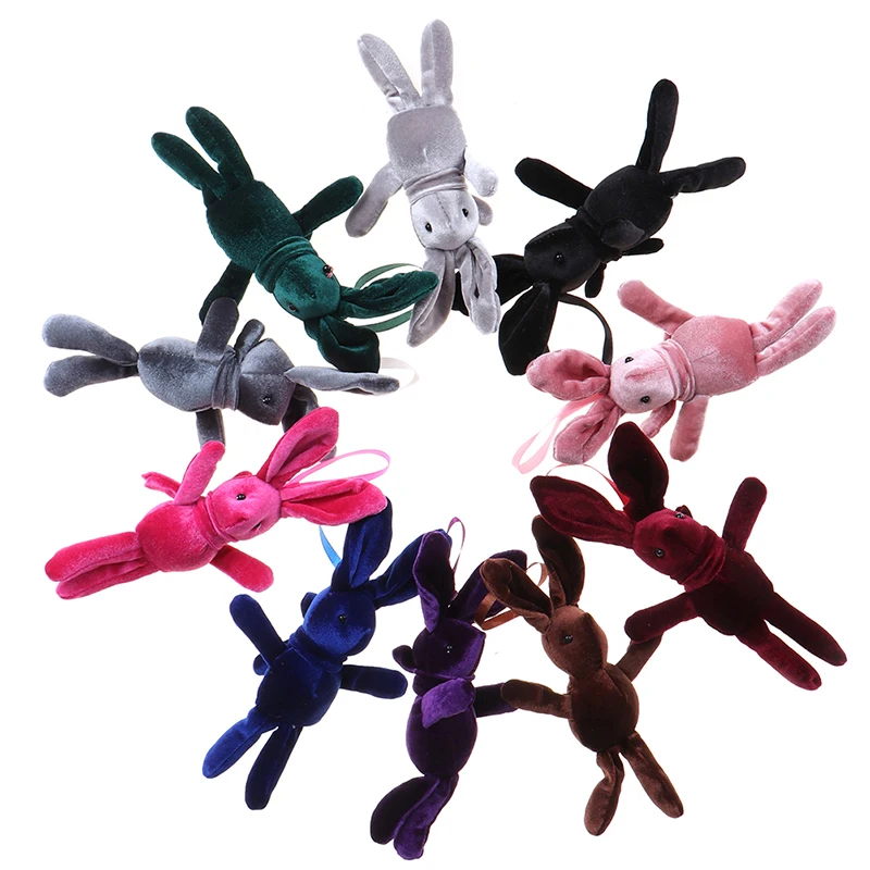Новые длинные ноги кролик плюшевое животное чучело платье брелок для ключей