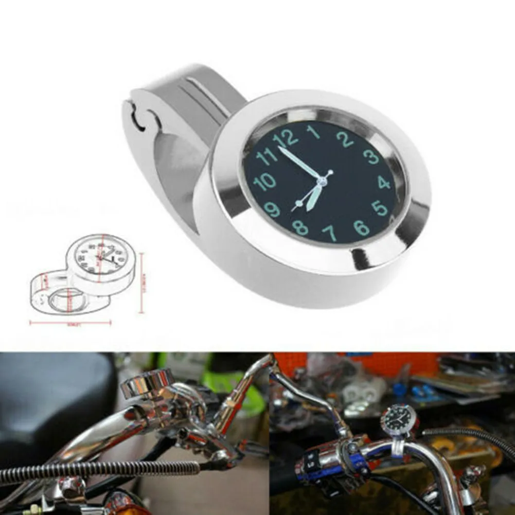 

7/8 Inch CafeRacer Motorcycle Clock Motorcyclist Watch Motorbike Universal Accessories For Suzuki Kawasaki Honda