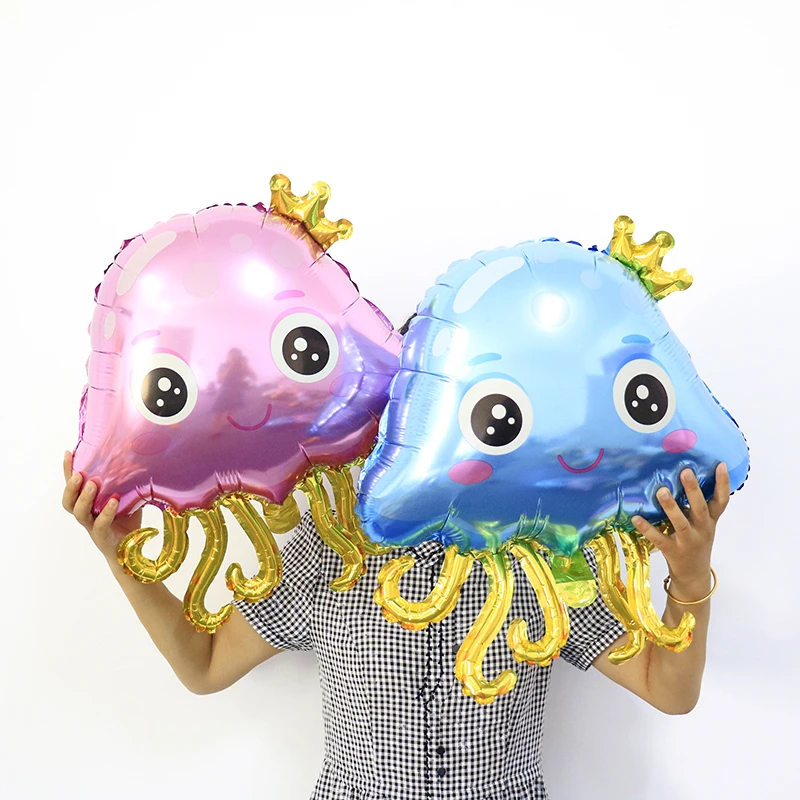 1 шт. фольгированные воздушные шары в виде морских животных | Дом и сад