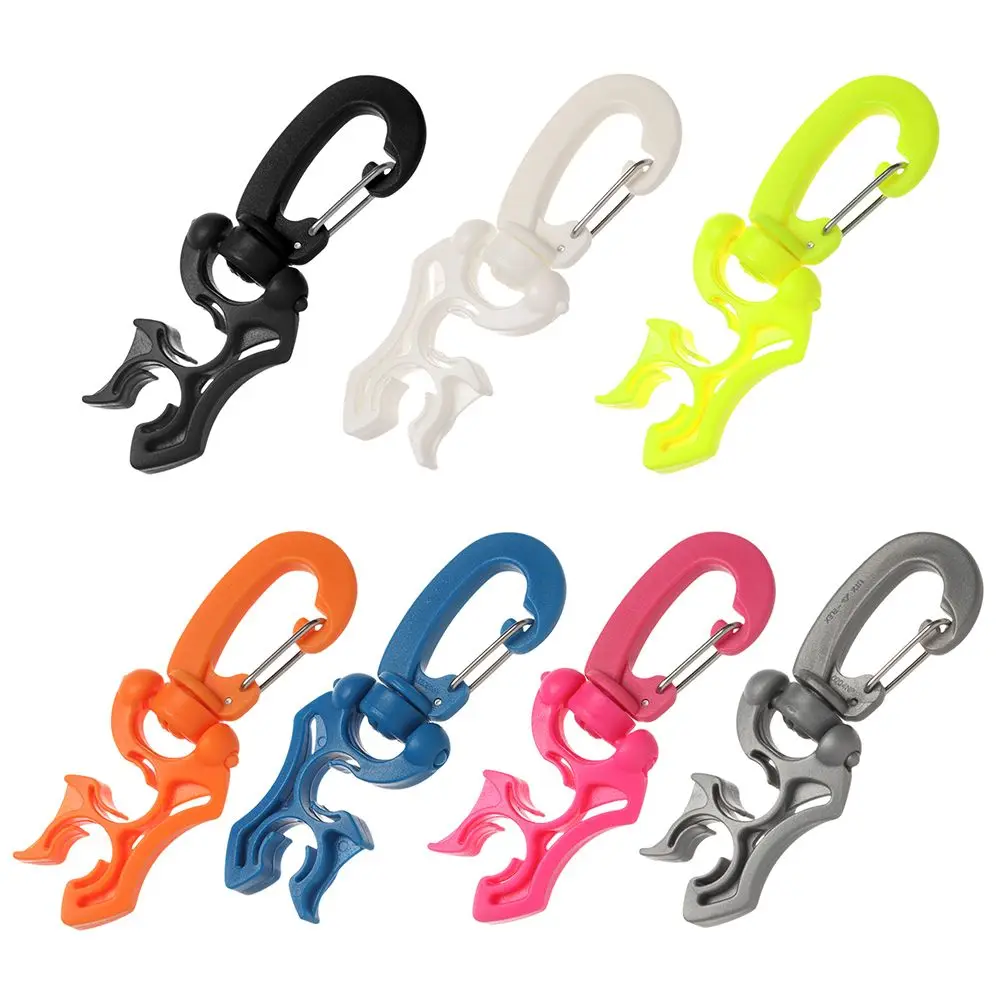 

Parts 7 Colors Diving Accessories Hose Holder Clip Respiratory Regulator Clamp Scuba Diving Buckle Regulator Double BCD