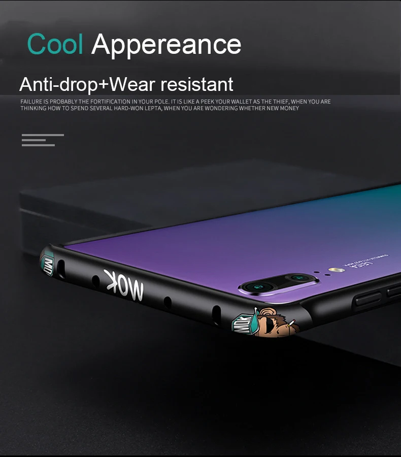 Мультяшный бампер для телефона huawei P20 Pro Чехол алюминиевый Силиконовый противоударный чехол для Huawai P20 крутая защитная рамка