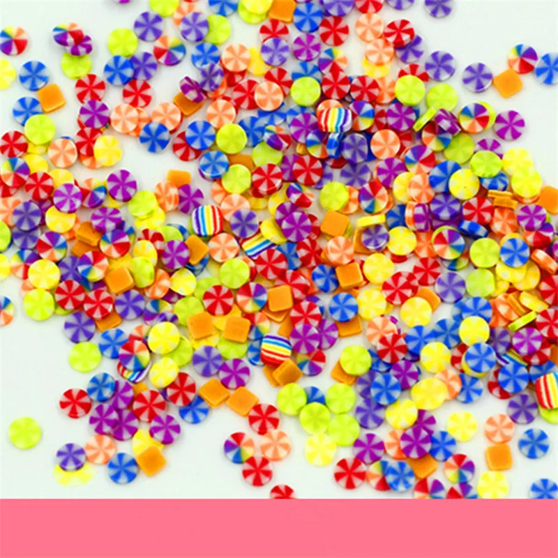 Мягкая Керамика смешанные Сахарные гранулы еды игра серии поставки слаймов