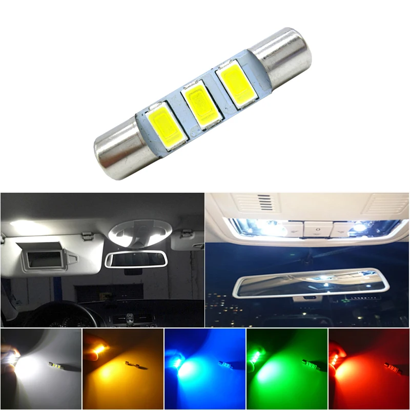Светодиодная лампа гирлянда 28 мм 29 3 SMD 6614F 6612F|Сигнальная лампа| |