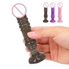 Фаллоимитатор, анальный стимулятор, резьба, Массаж точки G, массажер простаты, Анальная пробка, интимные товары для мужчин