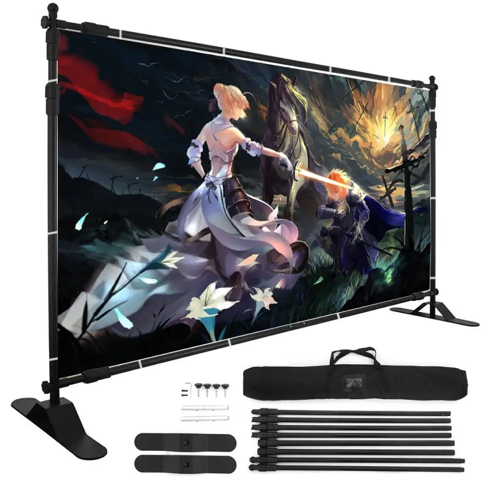 VEVOR 8ftx10ft фон баннер стенд шаг и повтор для торговой выставки экспозиции фото