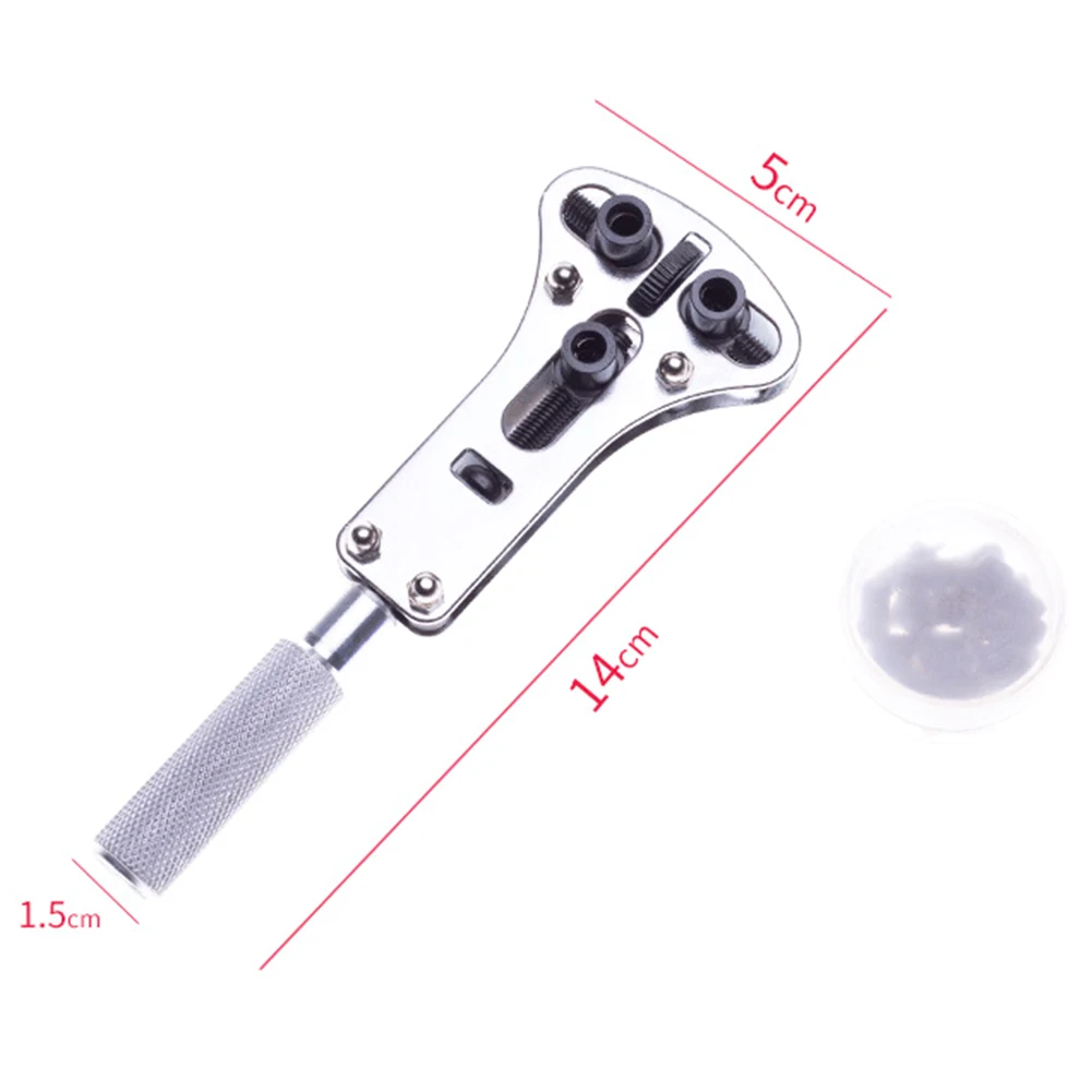 Watch Repair Tool Waterproof Screw Adjustable Back Housing Opener Key Remover PE Steel Watch Repair Tool Watches Accessories For