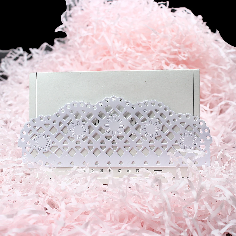 Новый 2019 форма Кружева металлический Трафаретный вырубной штамп цветок ремесла